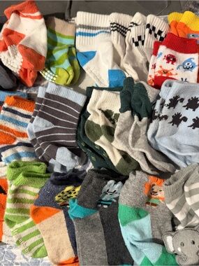 Mixed Boys' Crew & Ankle Socks - Multi-Color Pack
